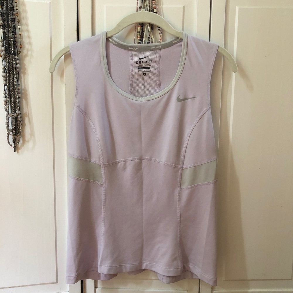Nike Dri-Fit Tennis Tank, Light Purple/Gray, Sz M